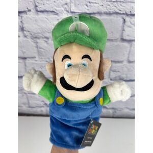 NEW Super Mario Hashtag Collectibles Luigi 11" Hand Puppet 2017 NWT